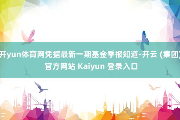 开yun体育网凭据最新一期基金季报知道-开云 (集团) 官方网站 Kaiyun 登录入口